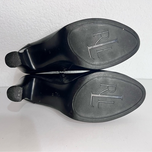 LAUREN by #RALPH LAUREN#  Black 🖤 Ankle Dress Booties - Picture 12 of 16